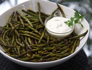 Indonesian green spiced beans