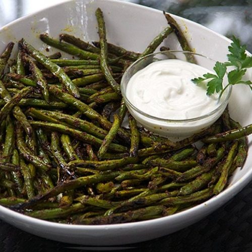 Indonesian green spiced beans