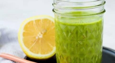 Lemon basil vinaigrette