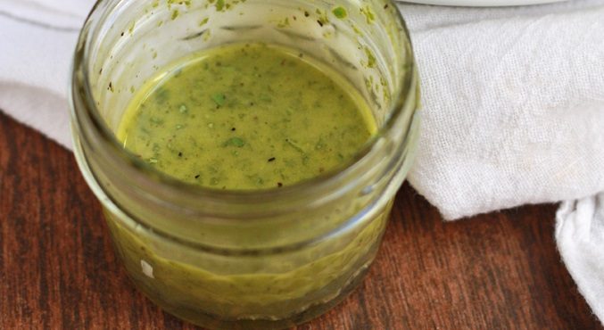 Lemon basil vinaigrette