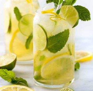 Lemon lime tea