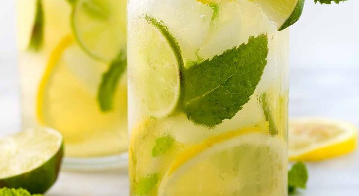 Lemon lime tea