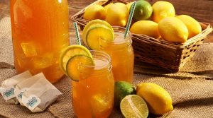 Lemon lime tea