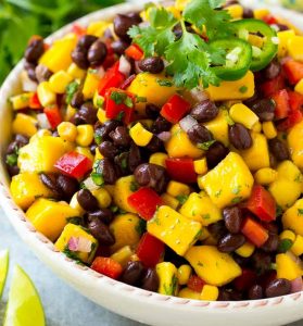 Mango black bean salad