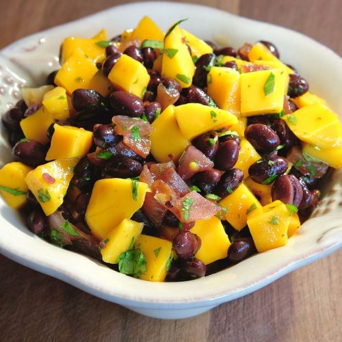 Mango black bean salad