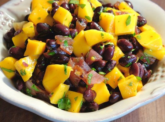 Mango black bean salad