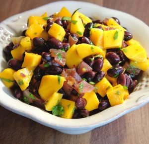 Mango black bean salad