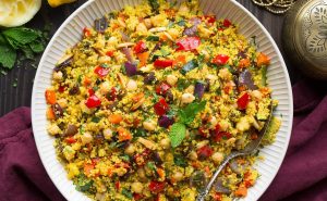 Moroccan-style spicy couscous