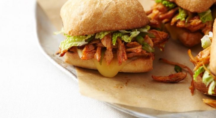 Oriental chicken sandwiches