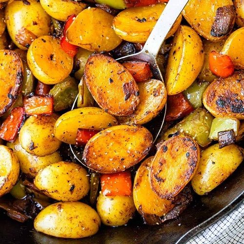 Potato pepper pan