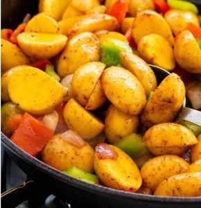 Potato pepper pan