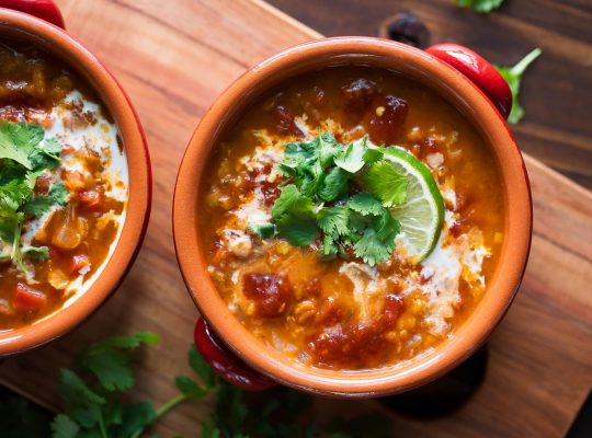 Red lentil curry soup