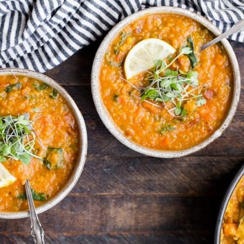 Red lentil soup