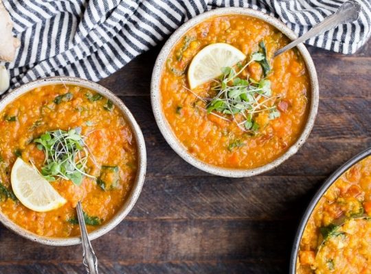 Red lentil soup