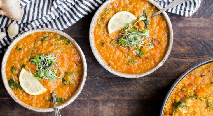 Red lentil soup