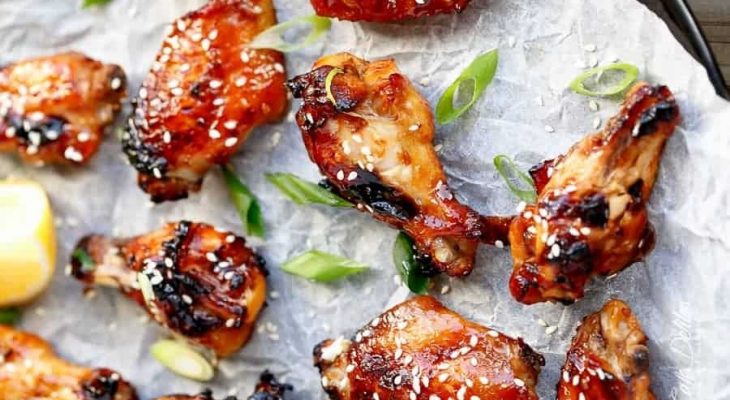 Sesame chicken drumsticks with dip