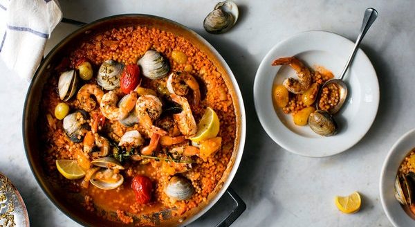 Shellfish & pearl couscous