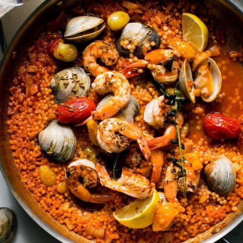 Shellfish & pearl couscous