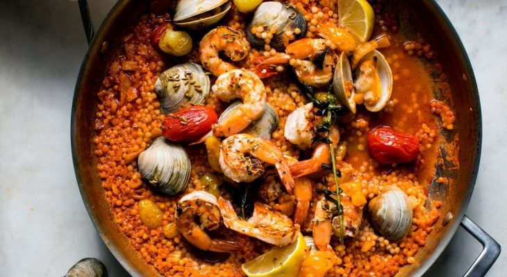 Shellfish & pearl couscous