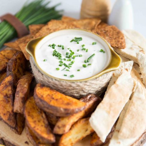 Sour cream orange dip