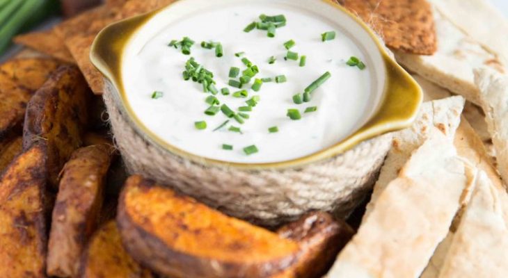 Sour cream orange dip