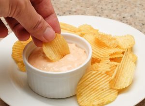 Sour cream orange dip