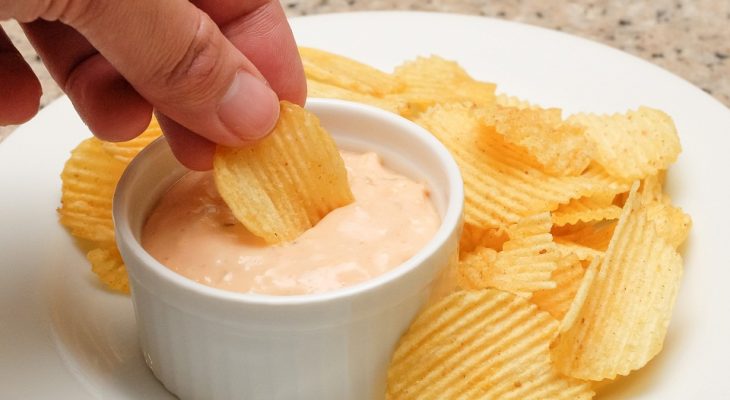 Sour cream orange dip