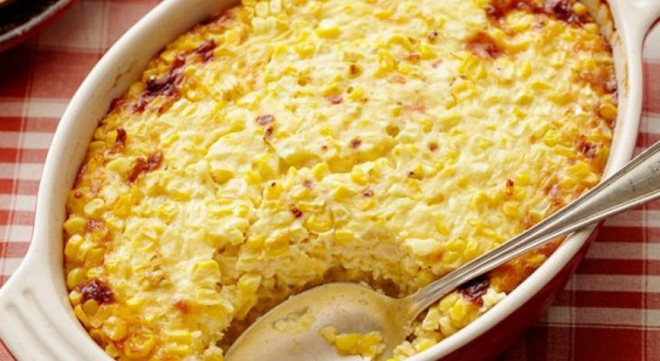 Sweet Corn Pudding Dessert