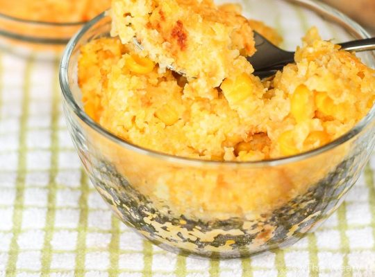 Sweet Corn Pudding Dessert