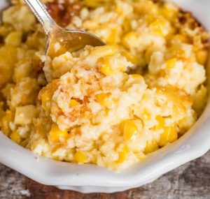 Sweet Corn Pudding Dessert
