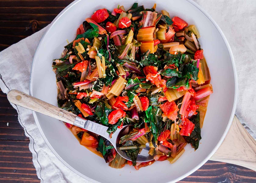 Swiss Chard Tomatoes Cheese Sbcanning Com Homemade Canning Recipes
