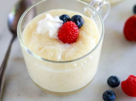 Tapioca Pudding Dessert