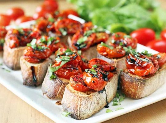 Tomato Crostini Dessert