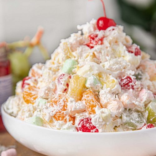 Traditional ambrosia salad