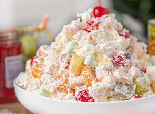 Traditional ambrosia salad