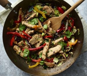 Turkey ginger stir-fry