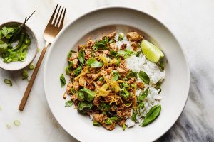 Turkey ginger stir-fry