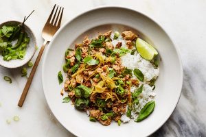 Turkey ginger stir-fry